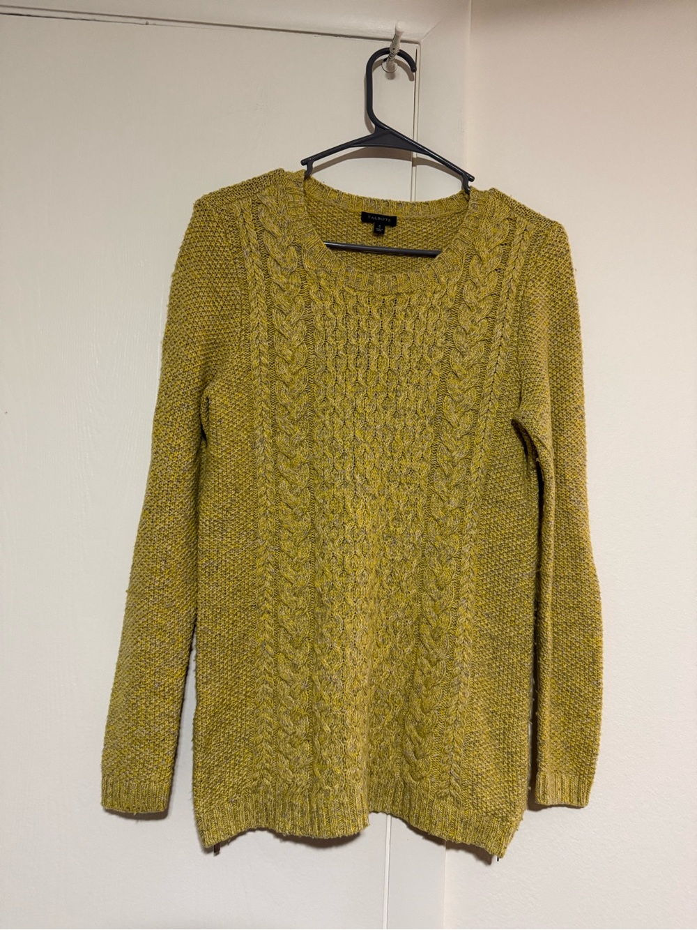 Talbots Yellow Knit Crewneck - Small